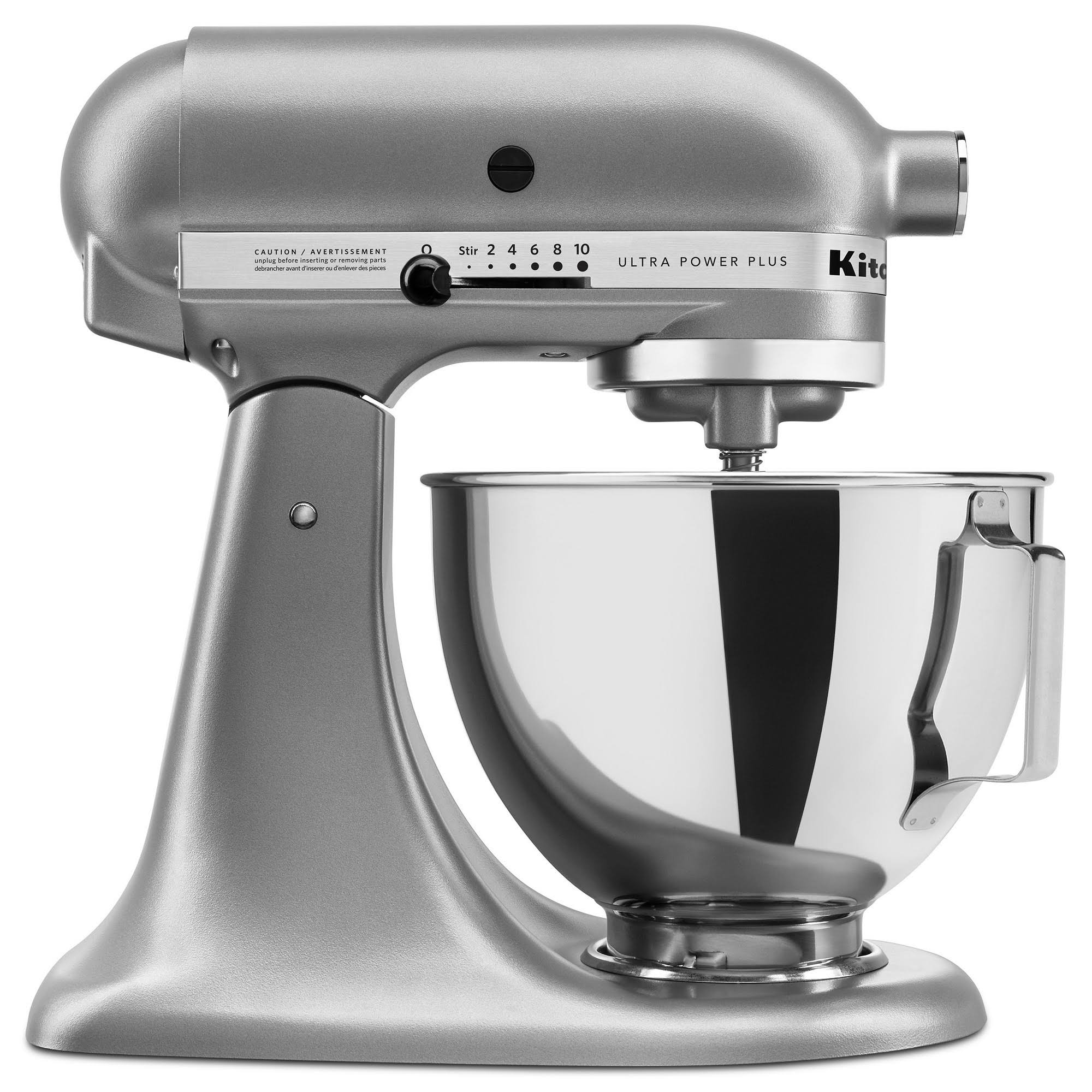413472d604575003569844fc89fad8c086db82c2cc3a5344f479bdd1f413f0b8.jpg KitchenAid Ultra Power Plus 4.5 qt Tilt-Head Stand Mixer, Light Silver - Image 1