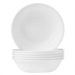 Corelle Livingware Dessert Bowls, Winter Frost White - 6 pack