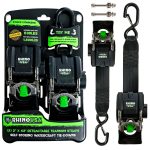 Rhino USA 2" x 43" Retractable Transom Tie-Down Straps (2-Pack)