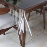 Walrus Clear Vinyl Tablecloth Protector Waterproof/Oil-Proof Plastic Rectangle Transparent Sheet Table Cover 54x84 inch