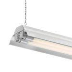 Cordelia-SL602T1840-DF Pro - 48 Inch 28W 2 4000K LED Shop Light White Finish