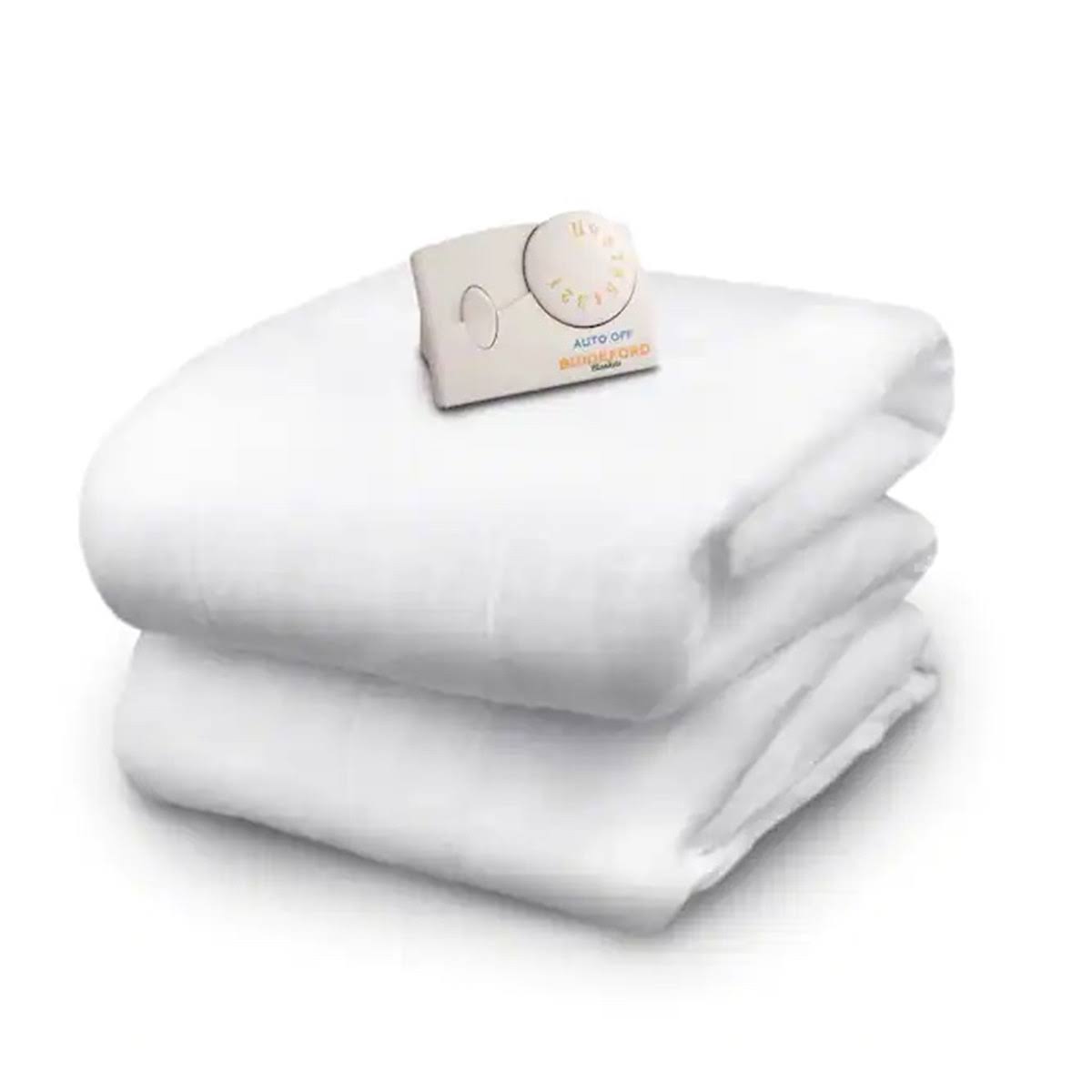 41eb67b6a9902242a06ade9afdc2724a43edca5433c8bc63efd9c670cbabd8ba.jpg Biddeford Electric Heated Mattress Pad White King - Image 1