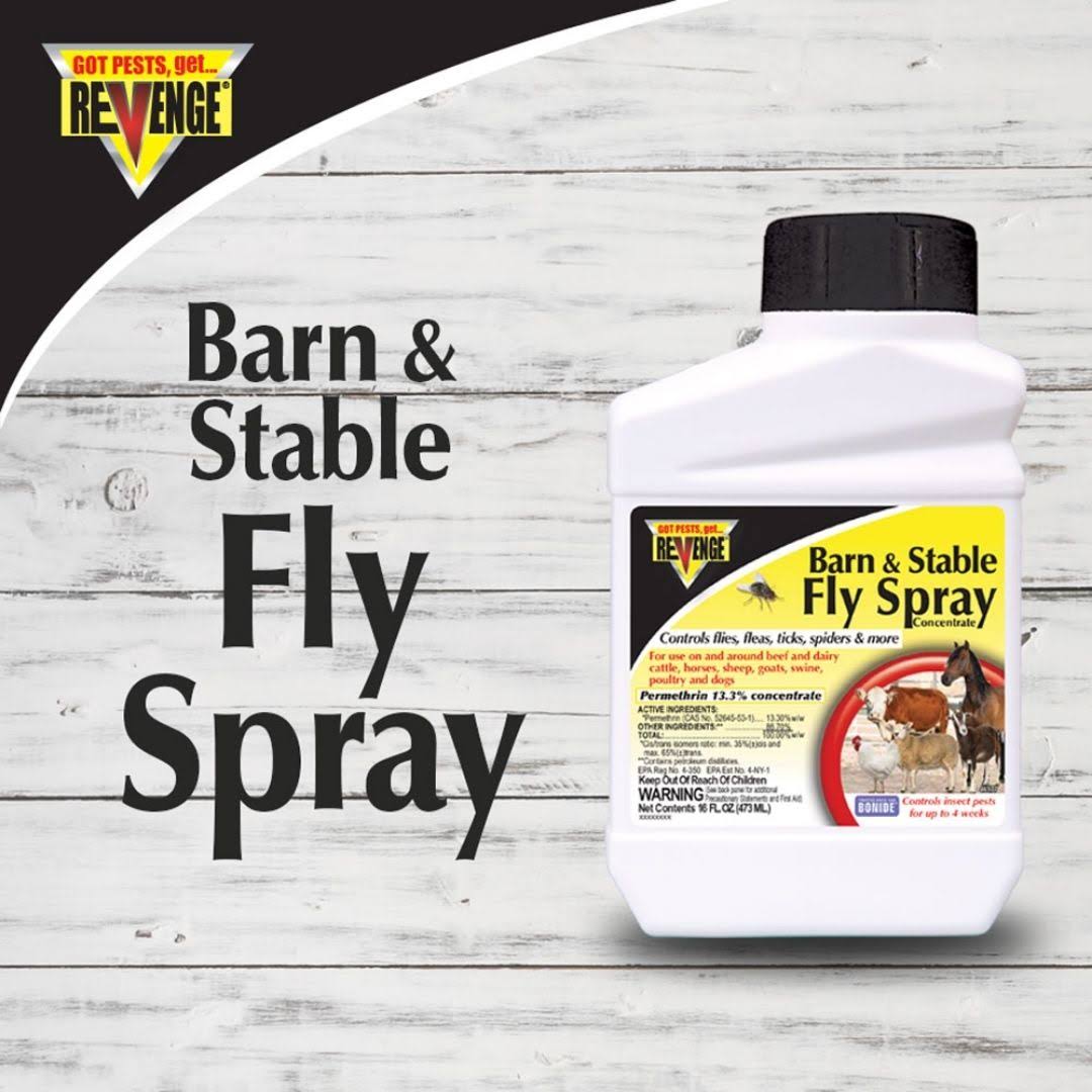 4227ddfb1124c50ee189b8d84d490e504ad27eca3da6bc4b4117b9e325f019ce.jpg Revenge Barn & Stable Fly Spray Concentrate - Image 1