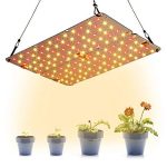 DOMMIA Grow Light, 2pcs Ultra-Thin Plant Light for Indoor Plants, 20W Full Spectrum LED Plant Grow Light with OnOff Switch, DIY