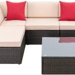Devoko 5 Pieces Patio Furniture Sets All Weather