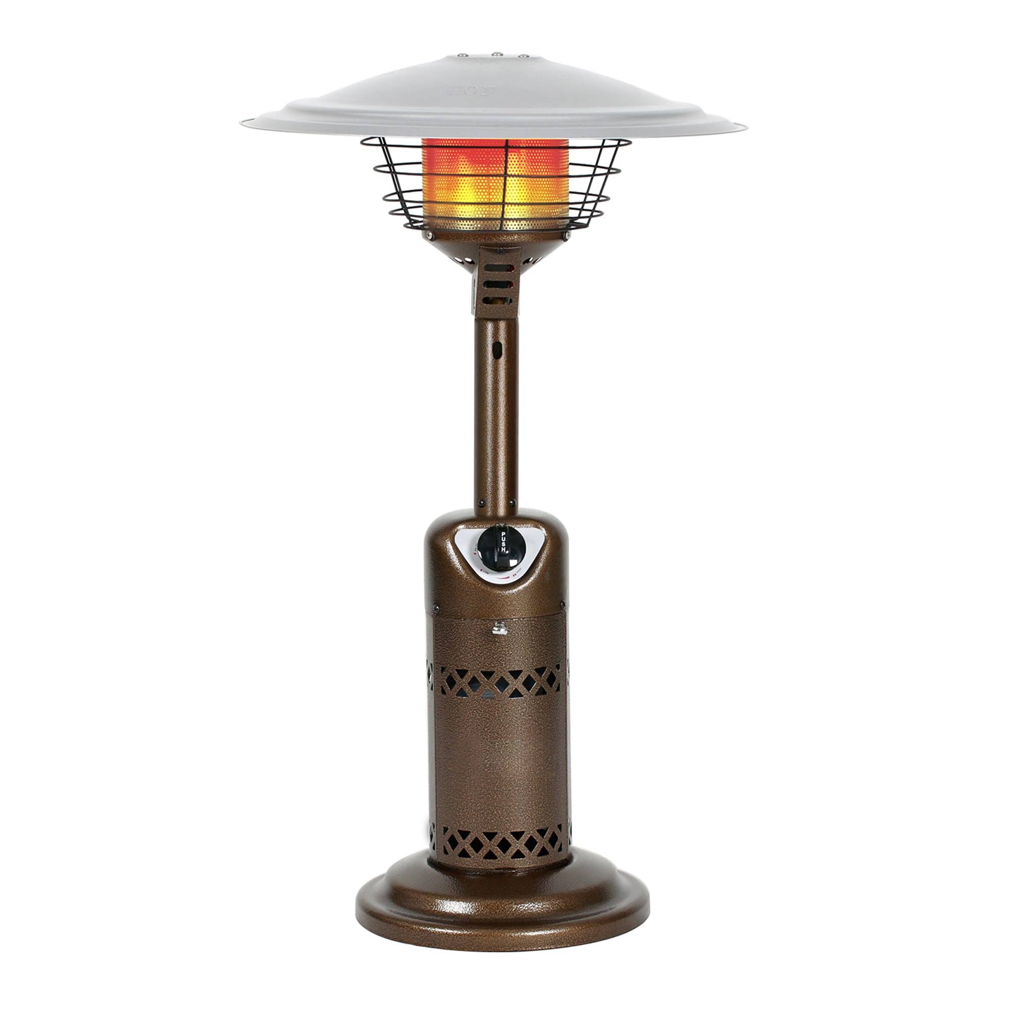 424f28e97bcb06034595e22226829593ed651de4ed4d6950e205fdb1eeeab030.jpg 10,000 BTU Tabletop Patio Heater Bronze - Image 1