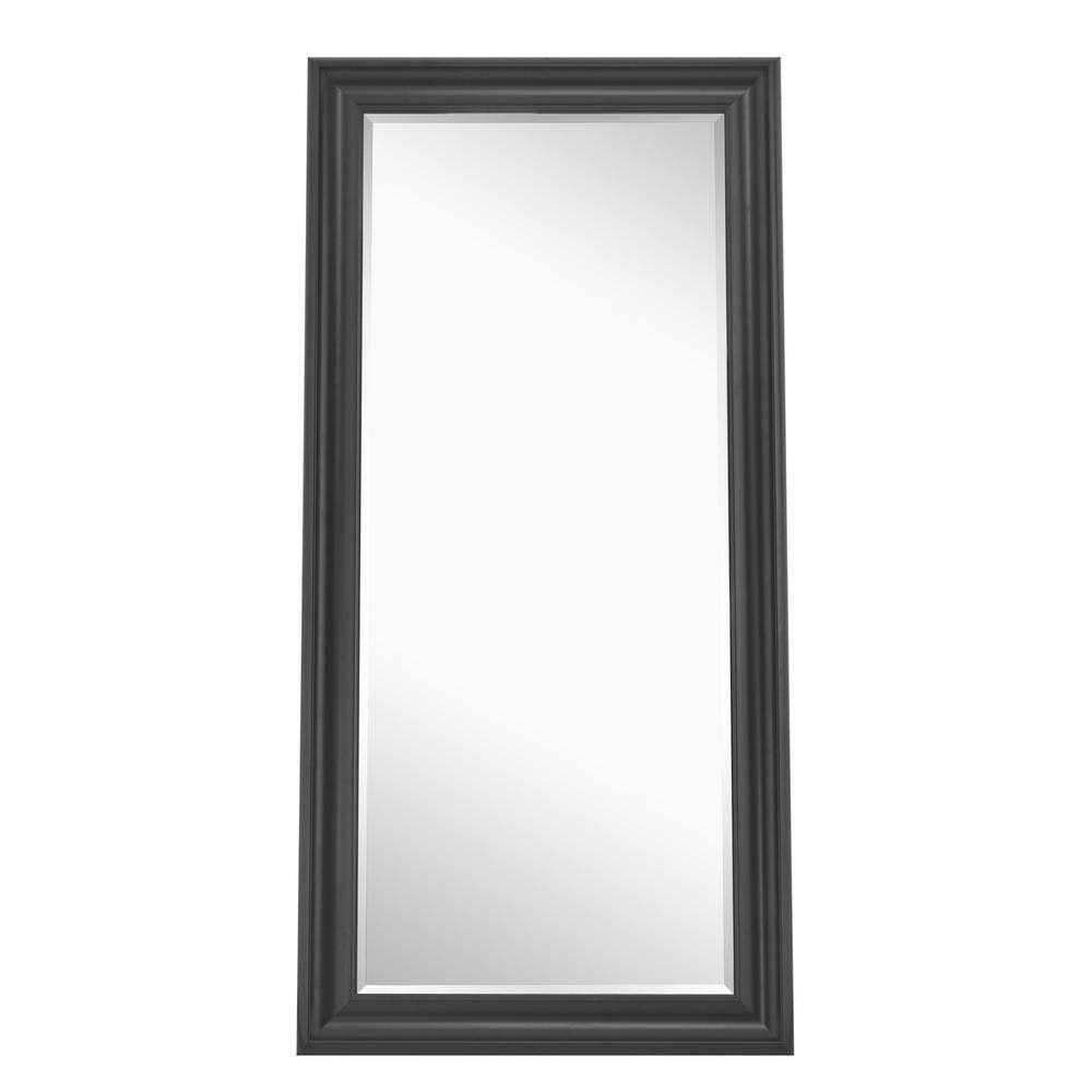 42729d579059c48b561be59f211bffb0786133e751b0eda2edc5343045b6b4cc.jpg Black 31 in. W x 65 in. H Framed Floor Mirror Full Length Mirror Standing Mirror Large Rectangle Full Body Modern Mirror - Image 1