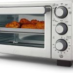 Oster Compact Countertop Oven with Air Fryer (Stainless Steel)
