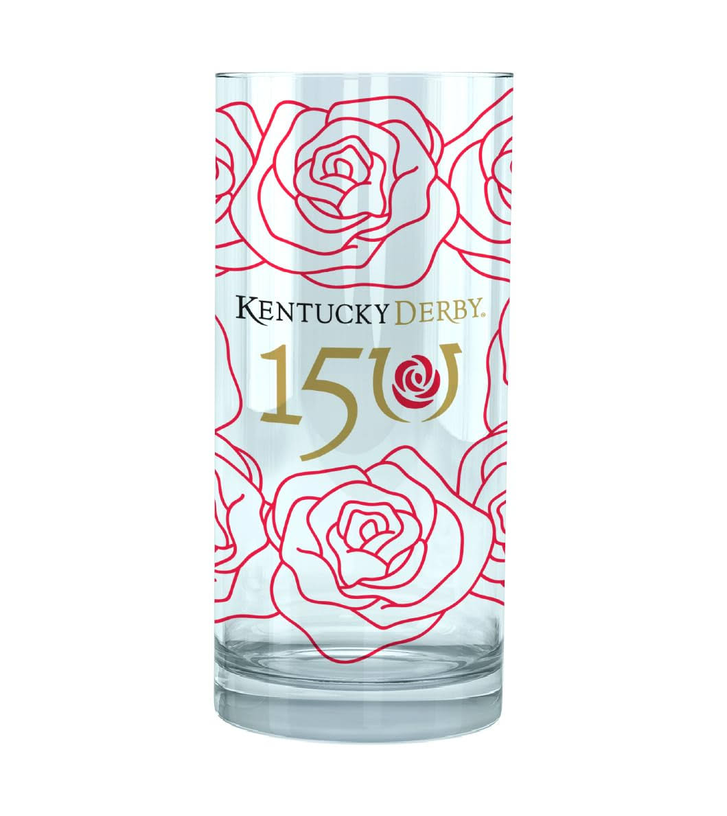 42a5549ee7bd2893570116b4e141609650d4395bb5d0426be40912a603d668ab.jpg Kentucky Derby 2024 Official Mint Julep Glass (12oz) for The 150th Running of The at Churchill Downs - Image 1