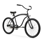 Firmstrong Bruiser Single Speed Men'S 26 in Beach Cruiser Bike, Black