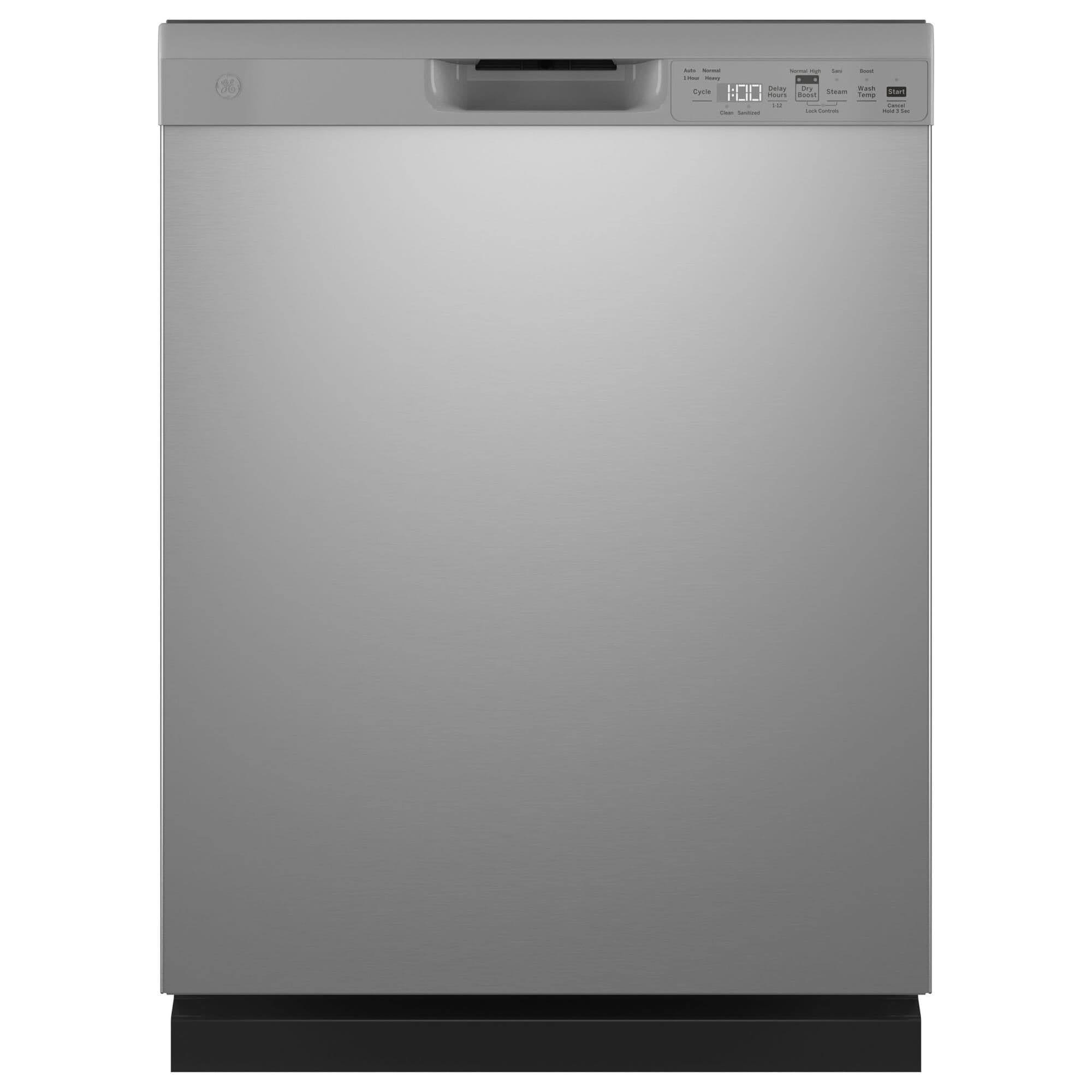 42d272a6bd18e35cee992f000334861f091432933965868361373195649c91c0.jpg GE Front Control Dishwasher - Stainless Steel - Image 1