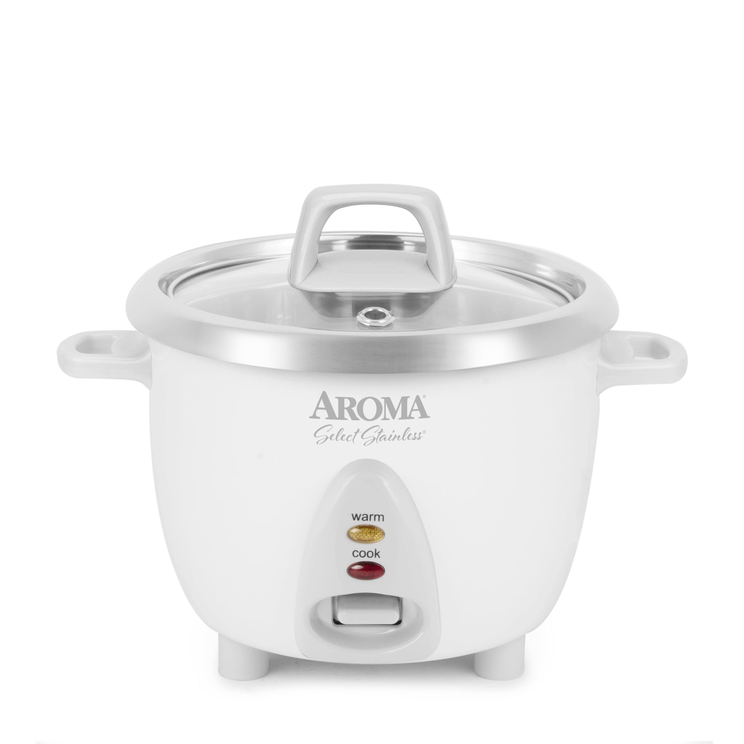 42d9a8a08cfb59a2c59f16b32fd6634994864985a64a450e80face77c894d724.jpg Aroma 6 Cup White Simply Stainless Pot - White - Image 1