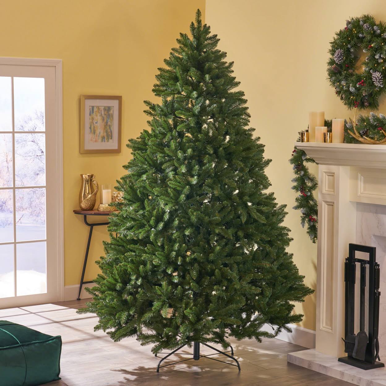 42dbd0bb5e8160b1a71587bbbf9c1bd1b3f46579b97f377a8e128517e28a247d.jpg Home Decor 7.5-ft Norway Spruce Artificial Christmas Tree | 307347 - Image 1