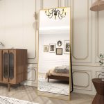 Beautypeak Full Length Mirror 65"x22" Standing Hanging or Leaning Against Wall Large Rectangle Floor Mirrors Body Dressing Wall-Mounted for Living