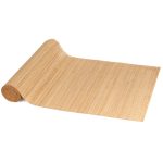 BambooMN Carbonized Bamboo Matchstick Natural Table Runner, Home D��cor, 2 Pieces