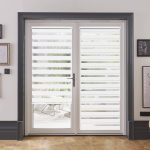 Luckup Corded Light Filtering Horizontal Window Shade Zebra Blinds 35.4 inch x 90 inch, Size: 35.4 x 90, White