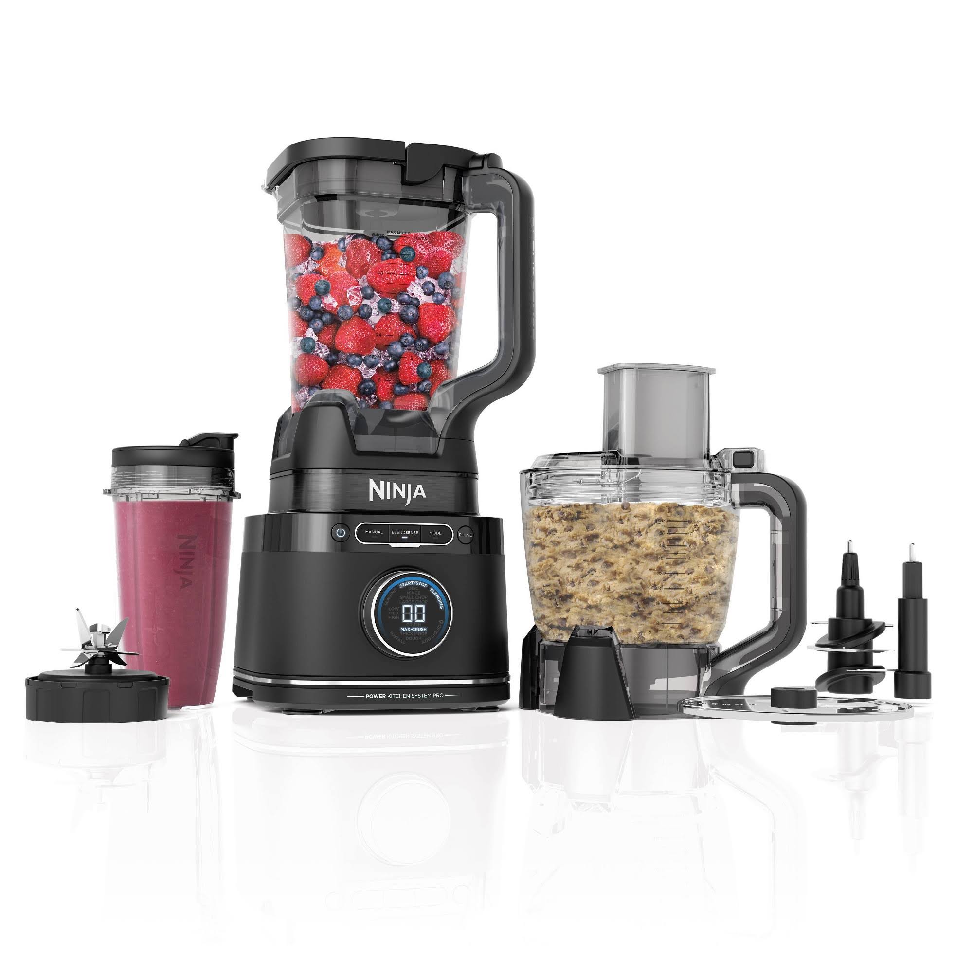 434878375076a0dd1dcf2ae1320101da31dc64568d502d20d336d927f9f2920d.jpg Ninja - Detect Kitchen System Power Blender + Processor Pro with BlendSense Technology - Black - Image 1