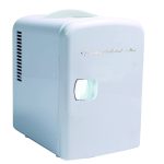 Frigidaire Efmis139-white 6-Can 48-Watt Compact Mini Retro Portable Beverage Refrigerator (White)