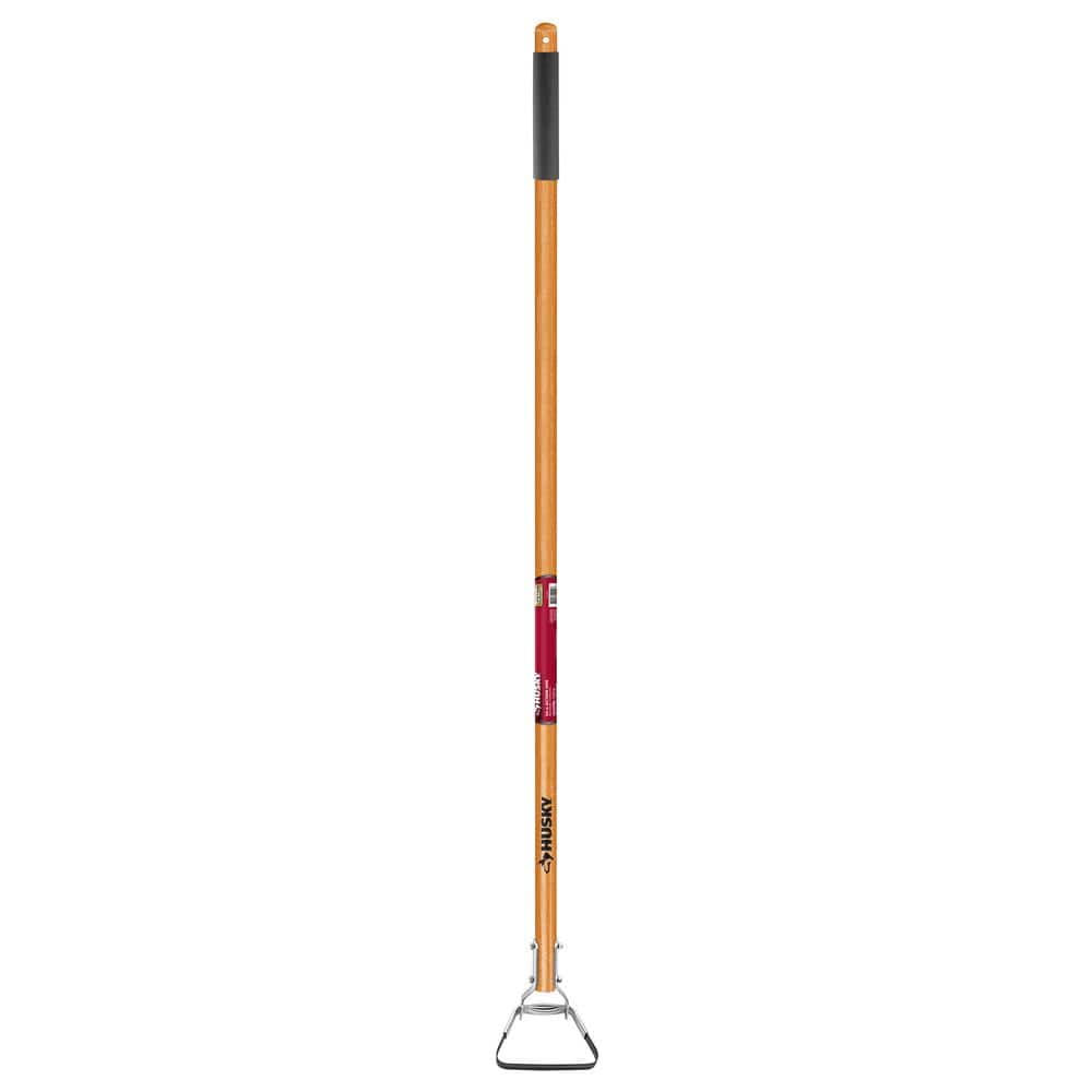 54 in. L Wood Handle Action Hoe with Grip