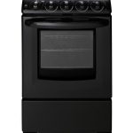 Summit 20" Wide Electric Smooth-Top Range Black REX2051BRT