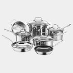 Cuisinart 11-Piece Professional Cookware Set, Stainless Steel