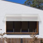 Mcombo Window Awnings 40'' x 80'', Outdoor Awnings,Patio Canopy Cover AW408 - Clear Board+Pure White Bracket+Silver Fixing Bar