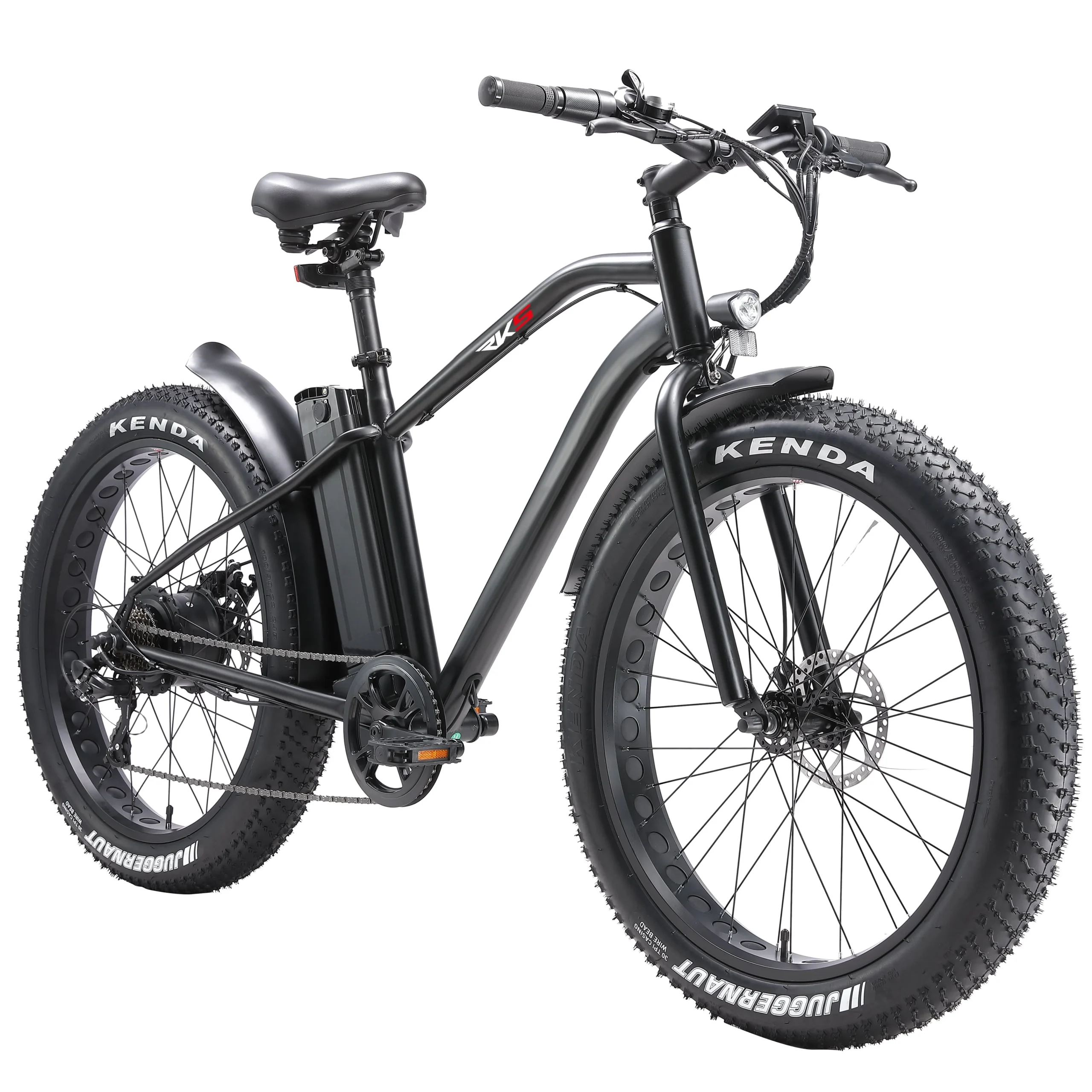 445f3210f23075e3d798c9634377dde2f2fd6af13f61b7cf1e290a7fea1e6ce1.webp Electric Bike with 750W Motor, Electric Bike for Adults, Electric Mountain Bicycle with 48V 14.5ah Battery, 26'' Fat Tires, LCD Display, Front and Rear LED Lights, Professional 7 - Speed Gears - Image 1