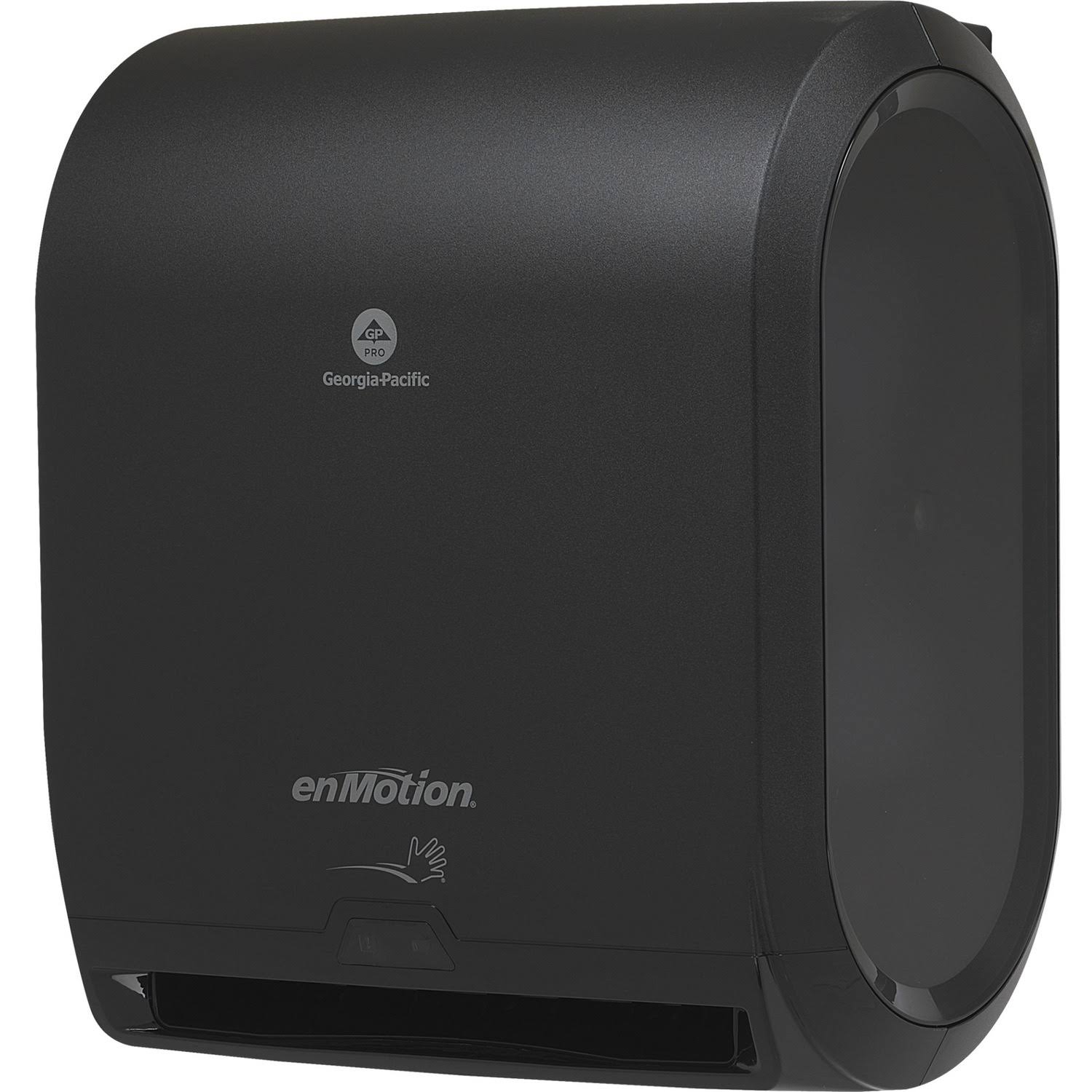449698145deba068210cbad3fe8413abcffefe89114ed185298d6cf44db6bafc.jpg enMotion Automated Touchless Towel Dispenser 9.5W x 14.7D x 17.3H Black Qty: 1 - Image 1