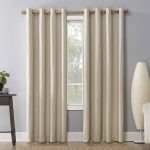 Sun Zero Gavlin Crosshatch Jacquard Extreme 100% Blackout Grommet Curtain Panel - 52x63 - Cream