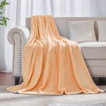Pink Throw Blanket for Mom,Gifts for Woman Valentine's Day,Mother's Day Throw Size Coral Pink 50 by 60 Inches for Couch Sofa Bed,Super Soft Plush