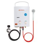 Camplux 5L 1.32 GPM Outdoor Portable Propane GAS Tankless Water Heater