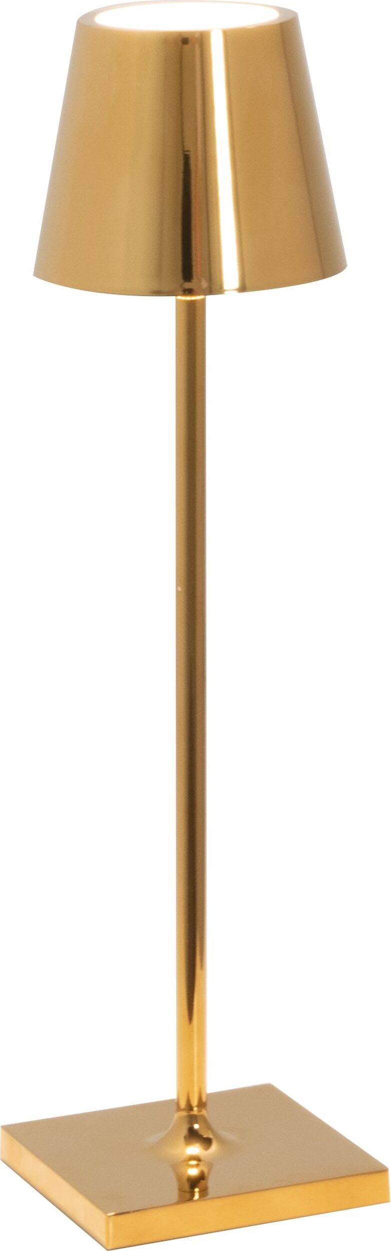 462b4641fba012f1451552992a349a6ccdea5cd999f931e825edb4643d35083a.jpg Zafferano Poldina Pro Micro Rechargeable LED Table Lamp Shiny Gold - Image 1