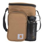 Carhartt Vertical Lunch Cooler with Water Bottle - Brown