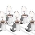 Creative Hobbies Five Light Replacement Accessory Cord - 9 Foot White Cord with 5 Lights, Perfect for Lighting Holiday Decorations and Christmas