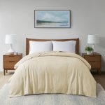 Closeout! Hotel Collection Luxury Cotton Blanket, King, Created for Macy's - Ivory