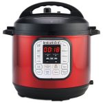 Instant Pot Duo 6 Quart Multi-Cooker, Red Stainless Steel
