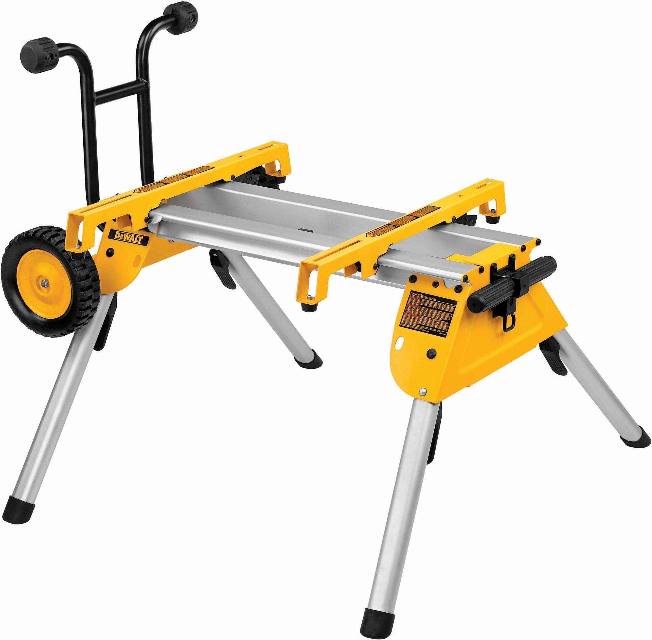 47661d615ec7f6f4063992d36b0d74aacb6a959b3bf7ce66cb89315dd28b8461.jpg DeWalt DW7440RS Rolling Table Saw Stand - Image 1