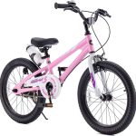 Royalbaby Freestyle 18 in Pink Kids Bike Boys and Girls Bike with Kickstand and Water Bottle
