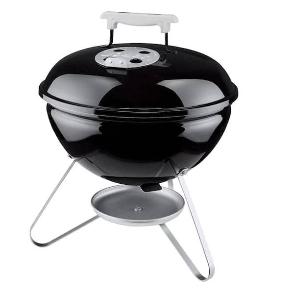 47bf04c46bb7e7c9c99d923f0958c507ce0bc23867815ef1b90dcde4223e9963.jpg Smokey Joe Portable Charcoal Grill in Black - Image 1
