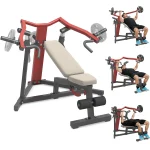 AECOJOY 3-in-1 Adjustable Weight Bench Chest Press Workout Machine for Home Gym