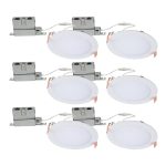 Halo 6-Pack White LED Remodel Construction Recessed Lighting - New