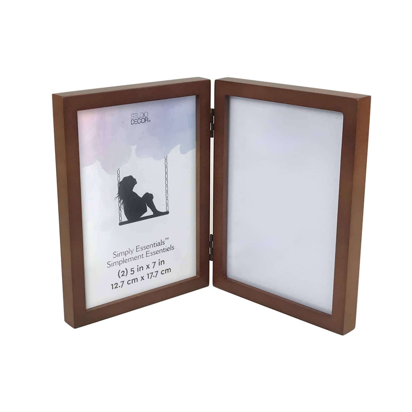 480e9a10368e299206f5f4174d0f5034837e44717bc10d033b187ced1333784b.jpg Studio Decor 5" Simply Essentials 2-Opening Hinged Frame - Each - Image 1
