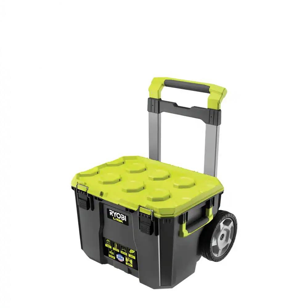48235ccd0c73cc3592bbe33d7984482ff032c9aa08237f998ac34bc6f70e2f83.jpg Ryobi Link Rolling Tool Box-Instock - Image 1