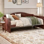 AFI Nantucket Wood Twin Size Daybed Frame Walnut