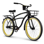 Glove 26 in Mens Beach Cruiser Bike, Black, by Huffy