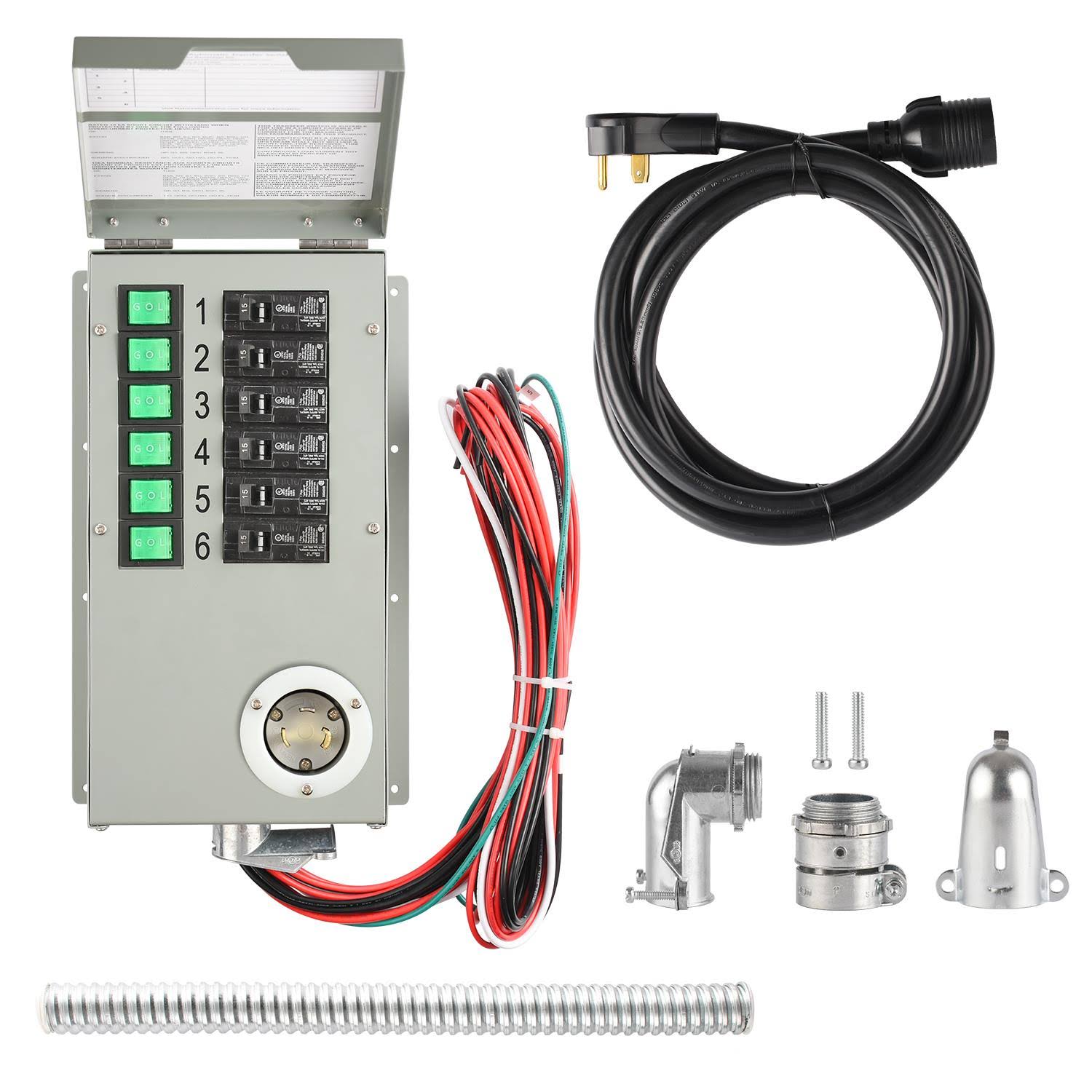 485f66b74d9f7e1c9f95accf7409ef4ed8ada9448f11e338d03b6184c3783b1f.jpg Nature's Generator Power Transfer Kit - Elite-Instock - Image 1