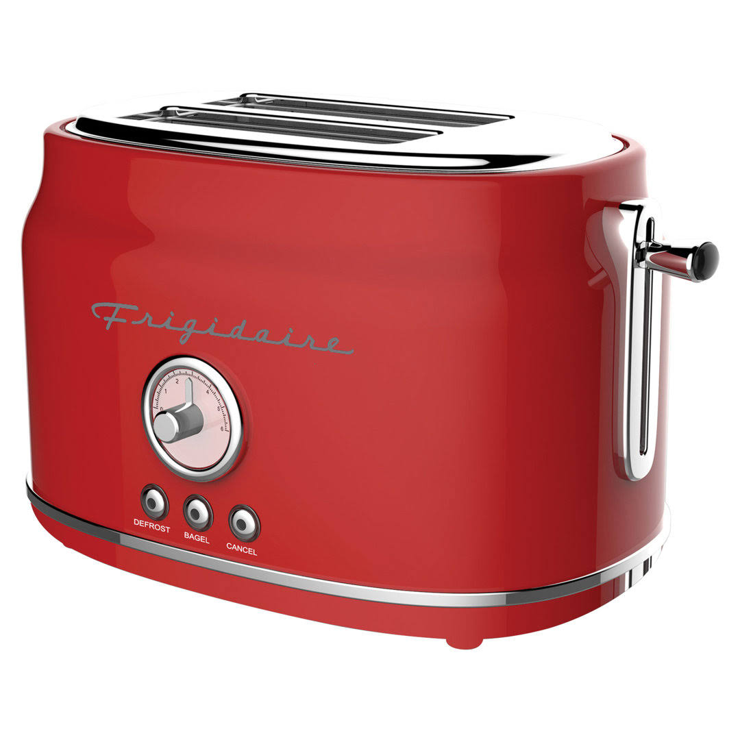 48605c9050afecf8f594efce4bc7447f8461abc062c40ff8d2c2c0ed91c6551e.jpg Frigidaire 2 Slice Retro Toaster - White - Image 1
