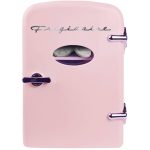 Frigidaire Pink EFMIS129- Amz Efmis129 Mini Portable Fridge, 4 Litres Capacity Chills Six 12oz Cans, 100% Freon-Free & Eco Friendly, Beverage Cooler
