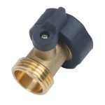 Yardsmith Brass 1-Way Restricted-Flow Water Shut-Off 8818