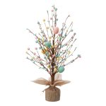 Glitzhome 18" Easter Eggs Table Tree